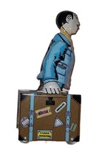 Lustiger Kofferträger aus